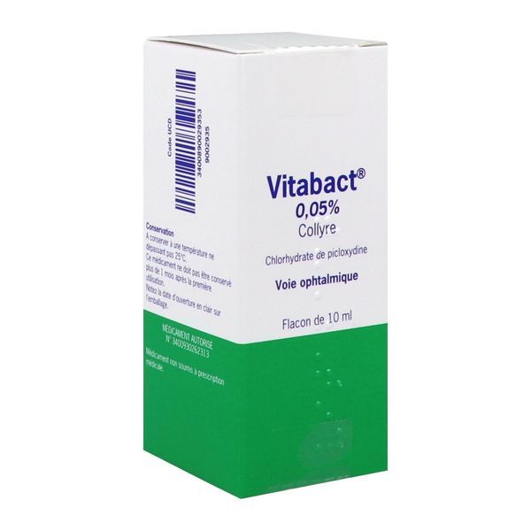VITABACT Collyre 0,05 %, boîte 1 flacon compte-gouttes 10 ml