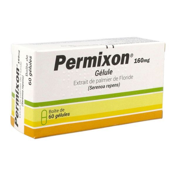 Permixon 160 Mg (Extrait Lipido Sterolique De Serenoa Repens) Gelules Sous Plaquettes Thermoformees B/60