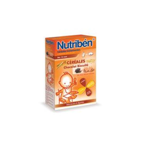 Nutriben Cereales Chocolat Biscuite Poudre Boite 250 G 1