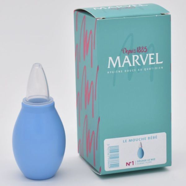 MARVEL MOUCHE - BEBE Mouche-bébé par aspiration, poire souple avec embout nasal, unité