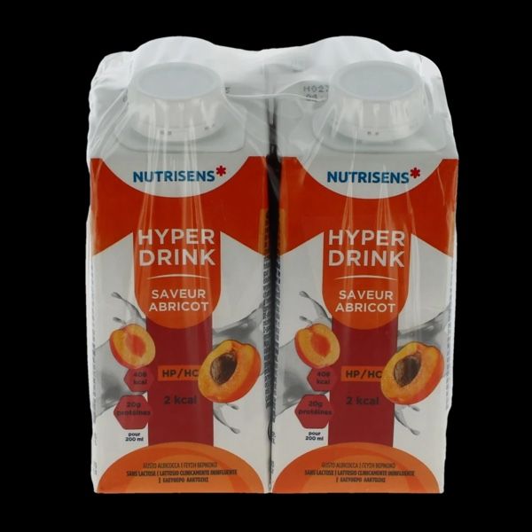 NUTRISENS HYPERDRINK 2KCAL ABRICOT BOISSON 200 ML 4