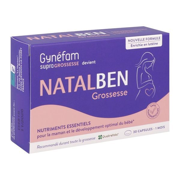 Natalben Grossesse Capsule Boite 30