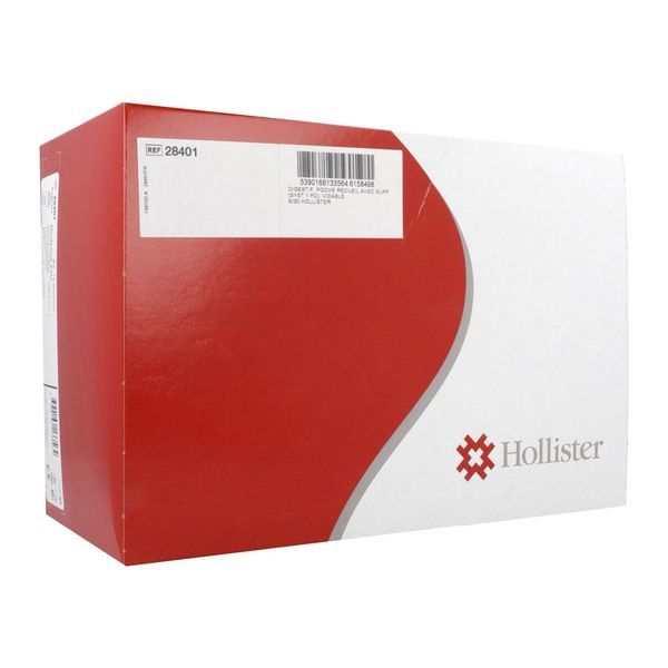 MODERMA FLEX GRAND DIAMETRE POCHE OUVERTE Poche ouverte vidable système 1 pièce, clamp intégré, transparente, à découper, 15 mm x 75 mm (ref. 28401-30), bt 50