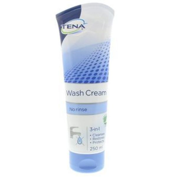 TENA WASH CREAM creme lavante sans rincage flacon 250 ml