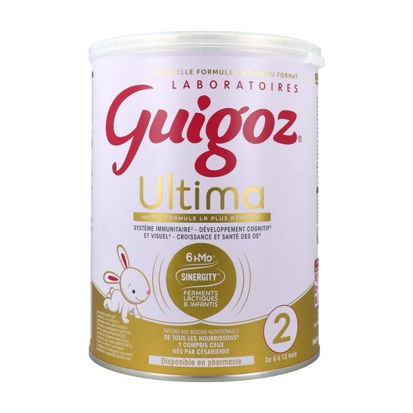 GUIGOZ 2 ULTIMA SINERGITY Lait de suite pour nourrisson 2ème âge, bt 780 g