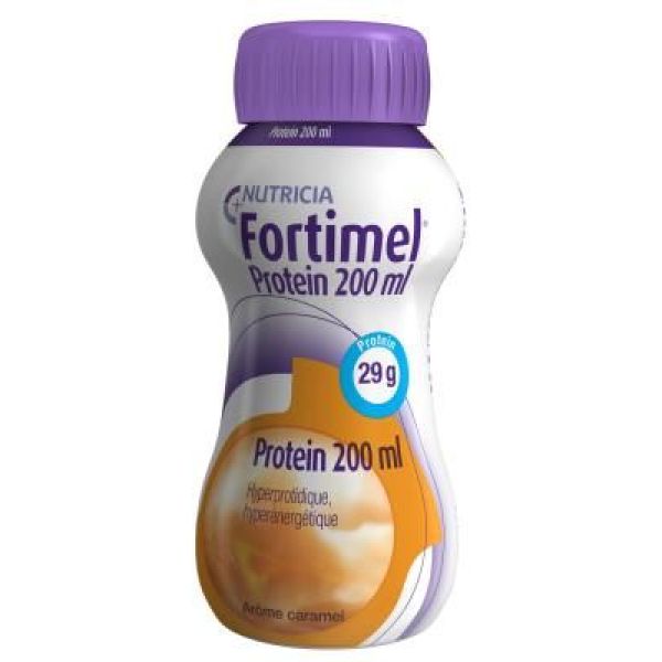 FORTIMEL PROTEIN (BOUTEILLE 200 ML) CARAMEL X 4 UNITES