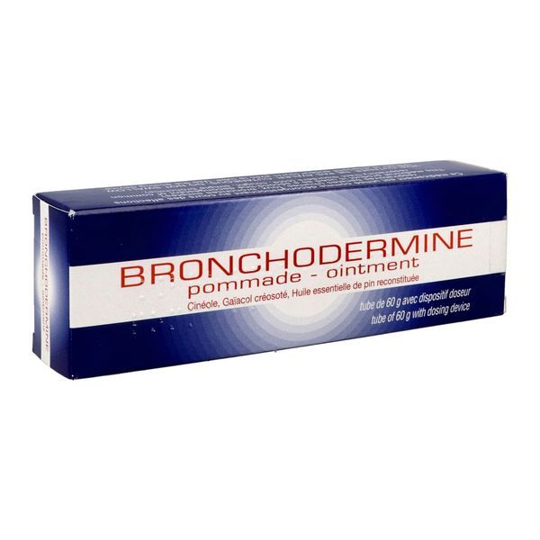 BRONCHODERMINE Pommade, tube 60 g avec dispositif doseur