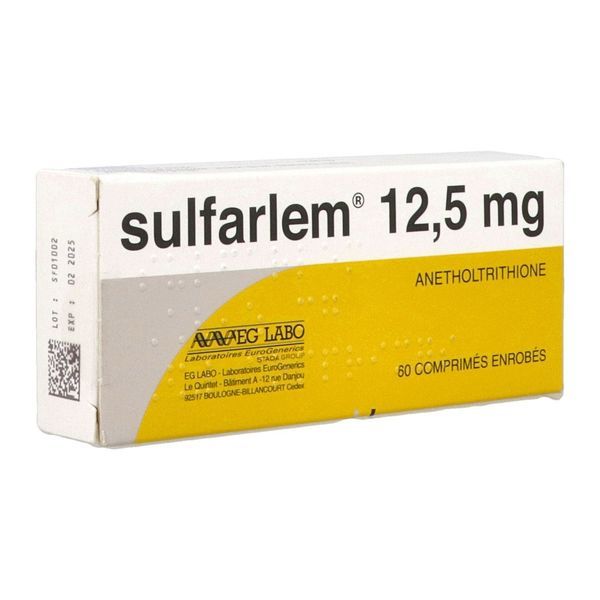 SULFARLEM Comprimé enrobé 12,5 mg, boîte 60