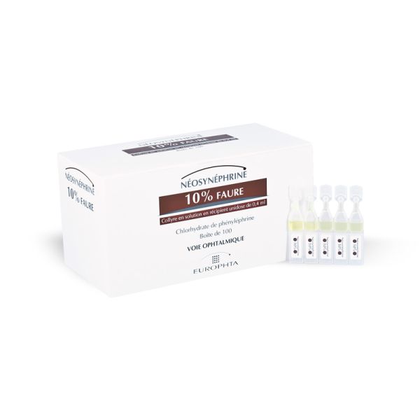 Neosynephrine 10 Pour Cent Faure Collyre En Recipient Unidose B/100