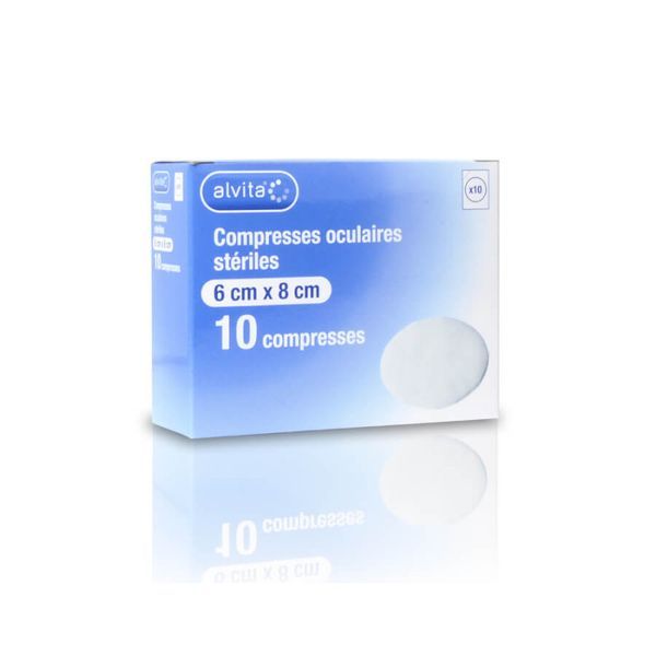 Alvita Compresses Steriles Oculaires 60Mm Cpress Sach 10