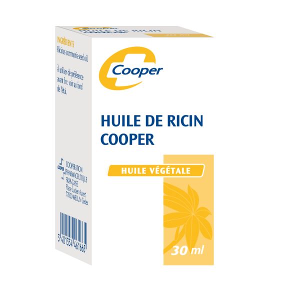 Cooper Huile De Ricin Huile Végétale 30 ml