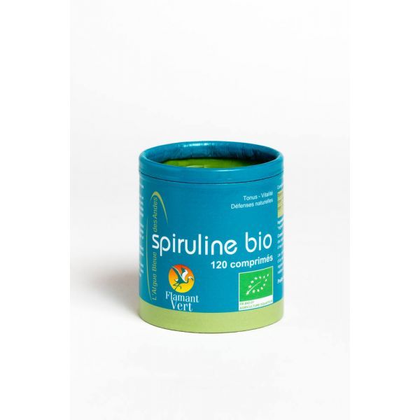 Flamant vert Spiruline 500 mg BIO - 120 comprimés