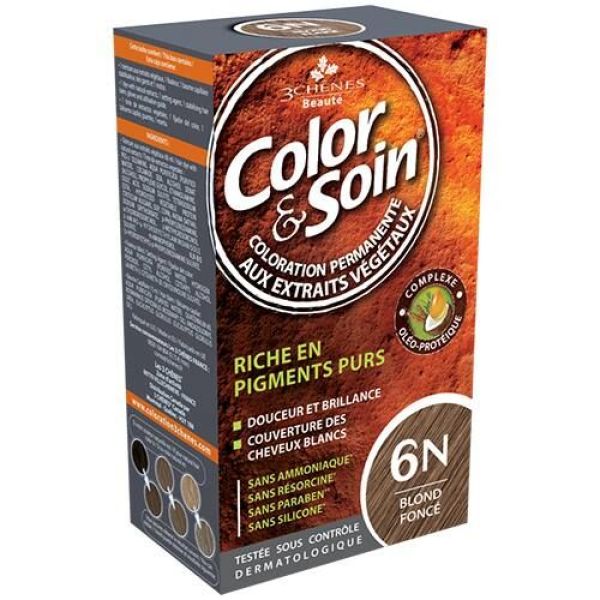 3 Chenes Color & Soin 6 N - Blond foncé - 135 ml