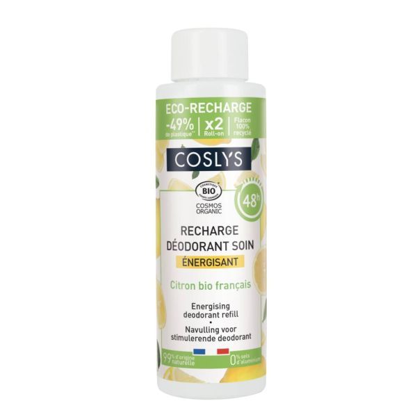 Coslys Recharge déodorant soin énergisant BIO - 100 ml
