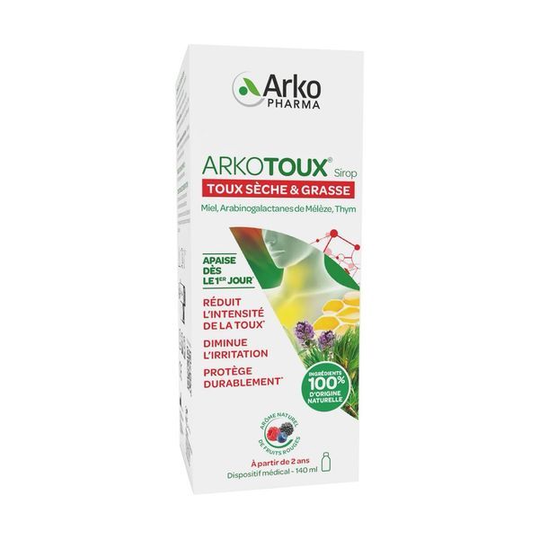 Arkotoux sirop flacon 140 ml