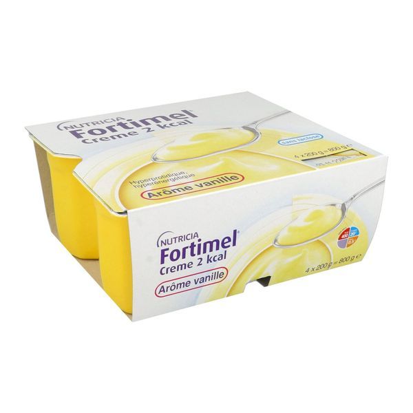 FORTIMEL CREME 2 KCAL DADFMS, arôme vanille, 200 g x 4