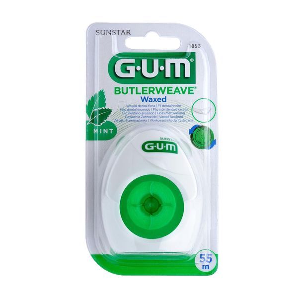Gum fil dentaire1855 cire menthole 54,8m