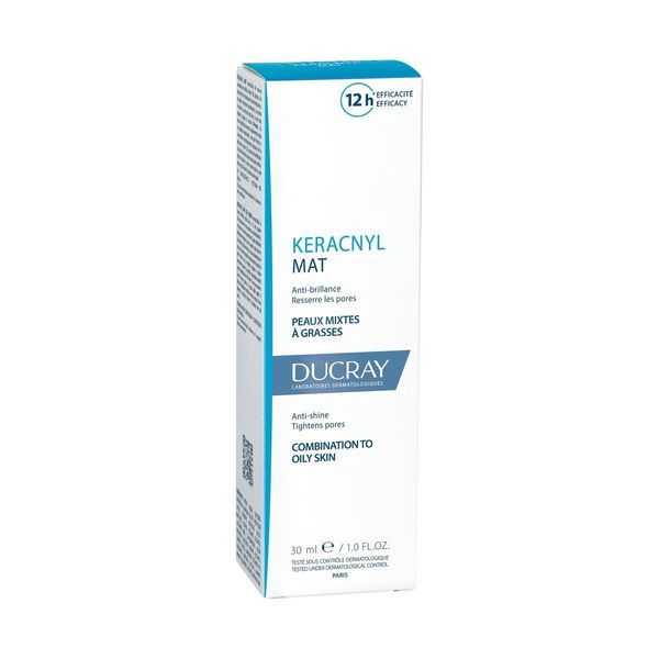 Ducray Keracnyl Matifiant Peaux Acneiques Emulsion Tube 30 Ml 1