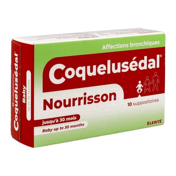 COQUELUSEDAL NOURRISSONS SUPPOSITOIRE B/10