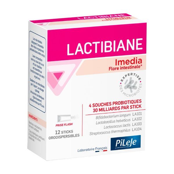 Pilège Lactibiane Imedia - 12 sticks 12 sticks orodispersibles