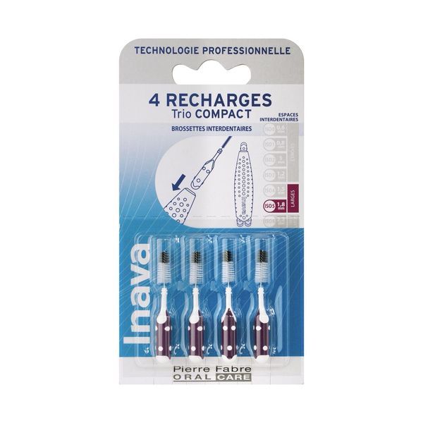 Inava Recharge Brossettes - Ref 272097 Blister Violet 4