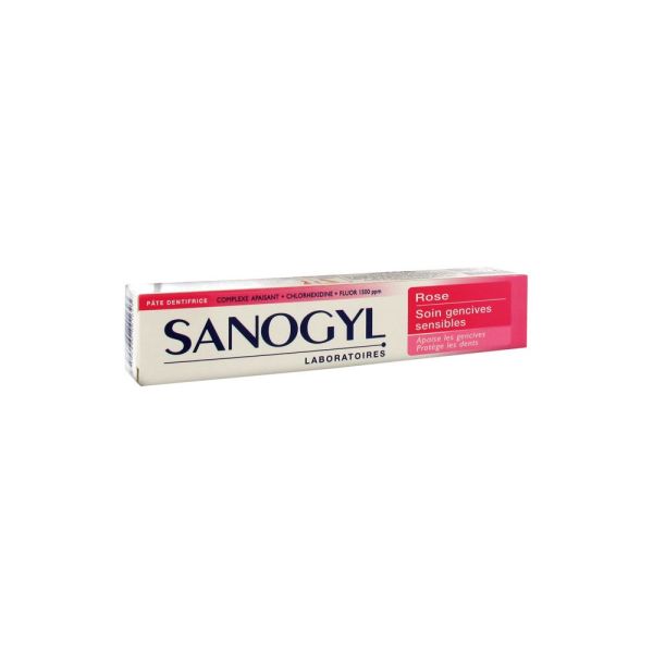 Sanogyl Rose Dentifrice Fluore Soin Des Gencives Pate Dent Tb 75 Ml 1