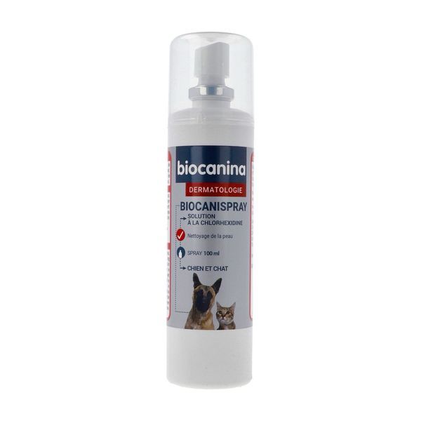 Biocanispray Biocanina Chlorhexidine Sol Ext Flacon 100 Ml 1