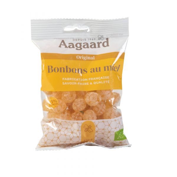 Aagaard Bonbons Miel nature BIO - 150 g
