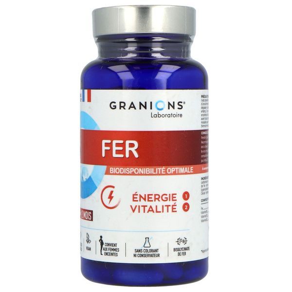 Granions Fer 14 mg - 60 gélules