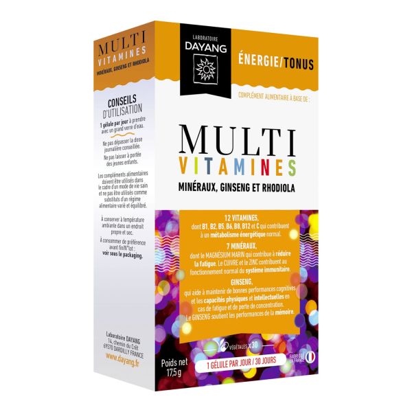 Dayang Multivitamines - 30 gélules