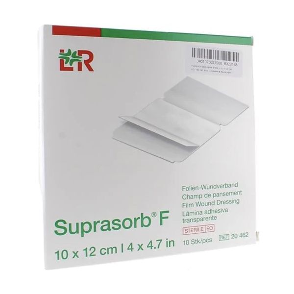 SUPRASORB F PROT PAN10X12 10 T