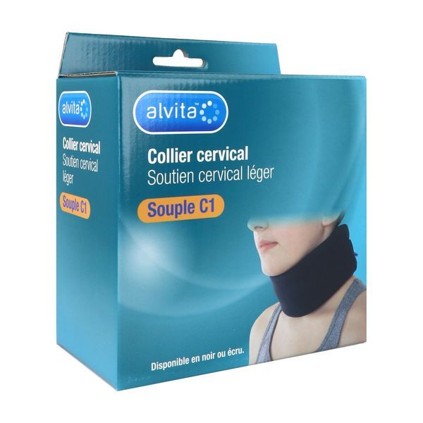 Alvita Collier Cervical Souple 7,5 Cm Ecru T2 1