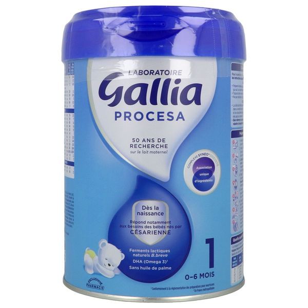 GALLIA PROCESA 1 Lait pour nourrisson 1er âge, bt 800 g