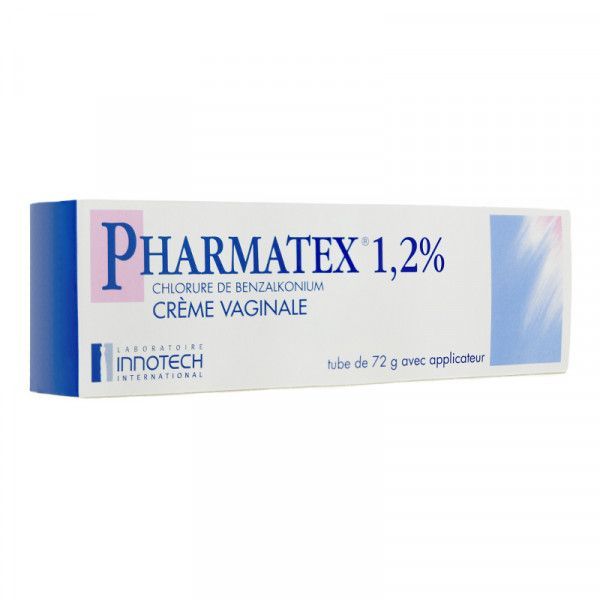 Pharmatex 1,2 Pour Cent Creme Vaginale 1 Tube(S) Aluminium Verni De 72 G Avec Applicateur Polyethylene Basse Densite (Pebd)