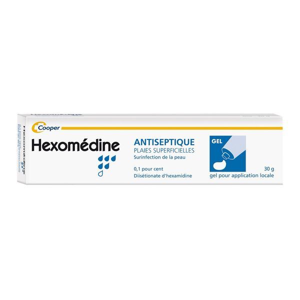 HEXOMEDINE Gel pour application cutanée 0,1 %, tube 30 g