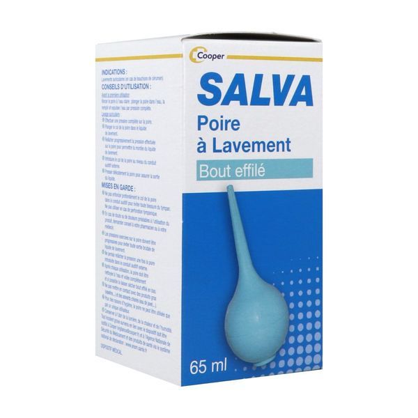 Cooper Salva Poire à Lavement Bout Effilé N°4