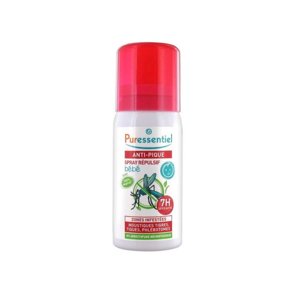 Puressentiel Anti-Pique Spray Repulsif Bebe 6M Liquide 60 Ml 1