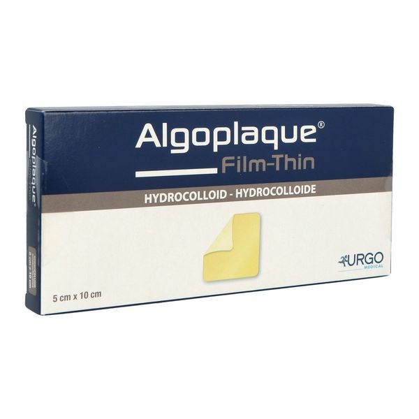ALGOPLAQUE FILM Pansement hydrocolloïde extra-mince, stérile, 5 cm x 10 cm, bt 10