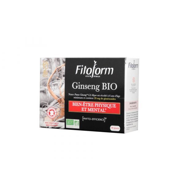 Fitoform Ginseng BIO - 60 comprimés