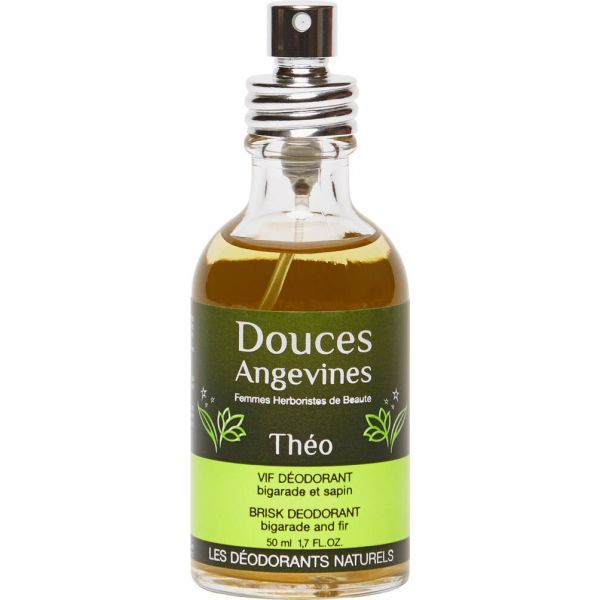 Douces Angevines Théo - Vif déodorant, Bigarade & Sapin BIO - Flacon vaporisateur 50 ml