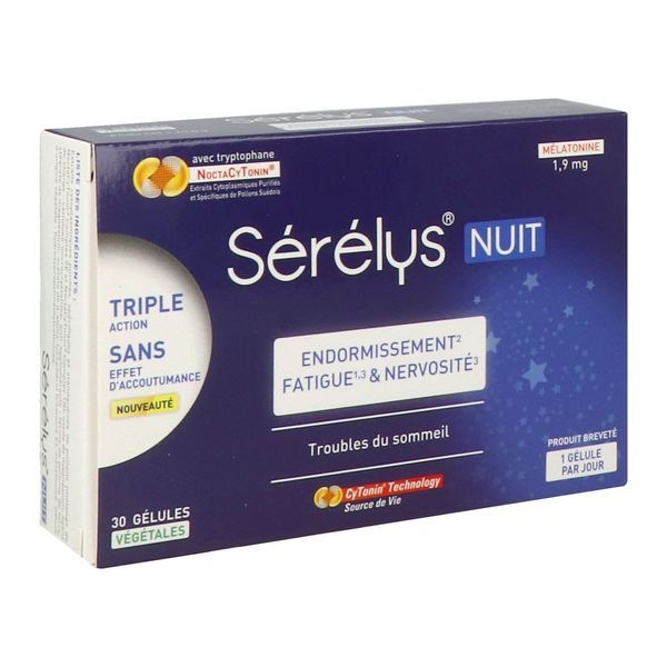 Sérélys Nuit 30 Gélules Végétales