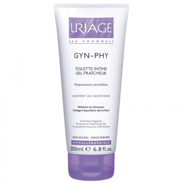 Uriage gyn-phy toilette intime gel fraicheur 200ml