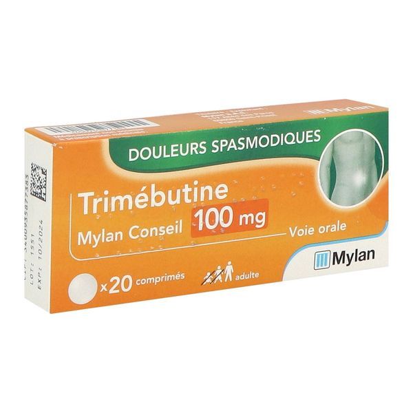 TRIMEBUTINE MYLAN CONSEIL 100 mg comprimé B/20