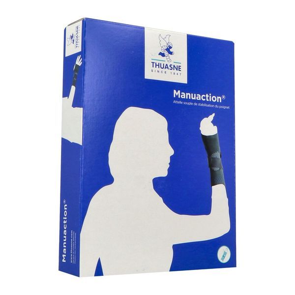 MANUACTION Orthèse de poignet souple, gauche, taille 4, unité