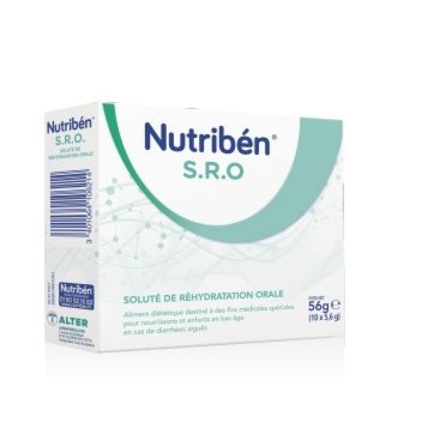 Nutriben Solute De Rehydratation Orale Poudre Sachet 5,6 G 10