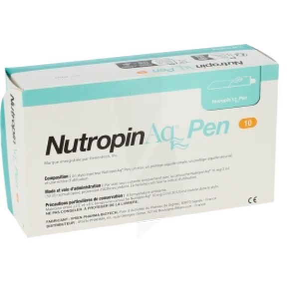 NUTROPINAQ PEN Stylo injecteur d'hormone de croissance, unité