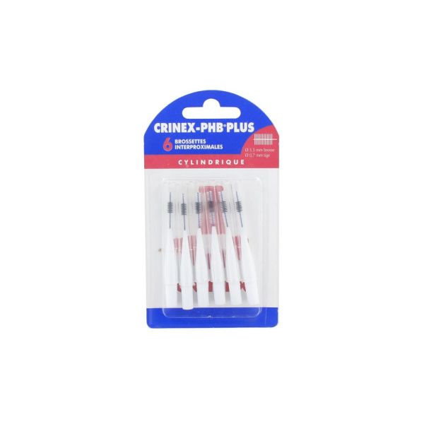 Crinex Phb Plus Cylindrique Plus 1.3 6 Brossettes Interproximales