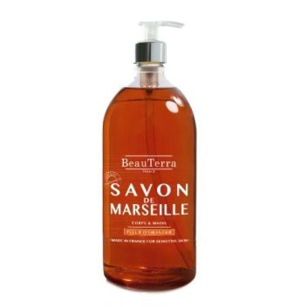 Beauterra Savon Liquide De Marseille Fleur D'Oranger Flacon 300 Ml 1