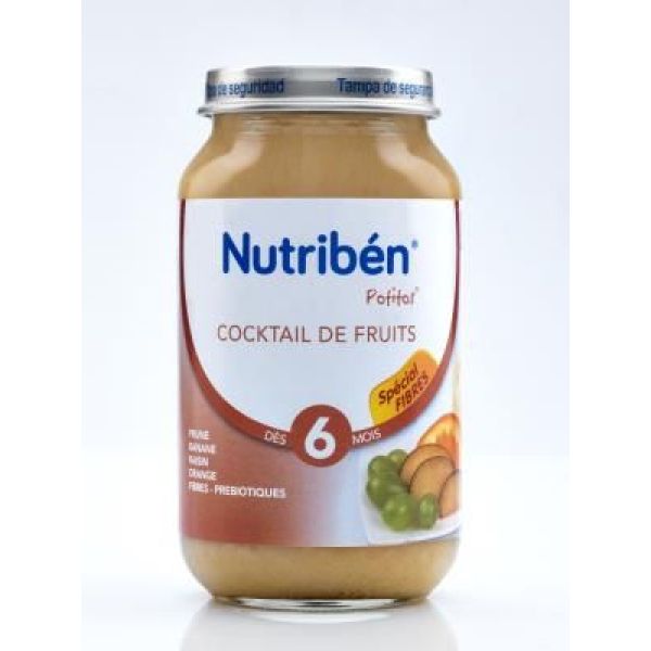 Nutriben Potito Cocktail De Fruits Puree Pot 250 G 1