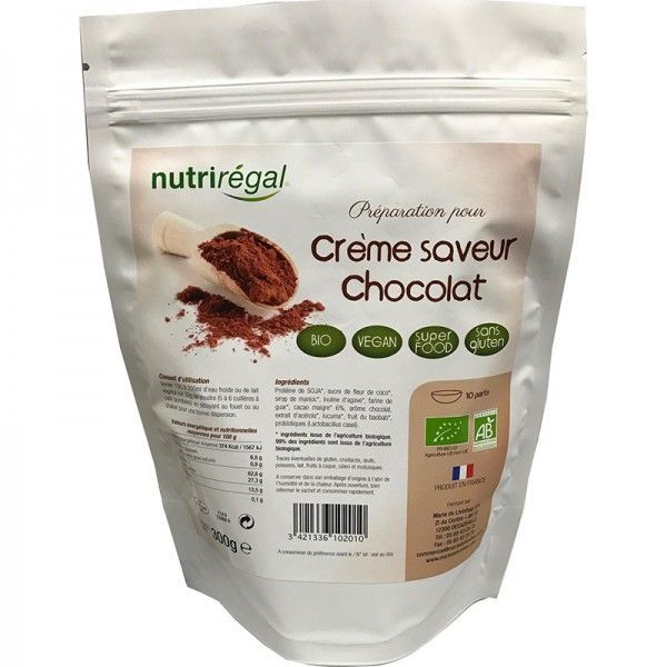 Nutri Regal - Crème saveur chocolat superfood BIO - doypack 300 g